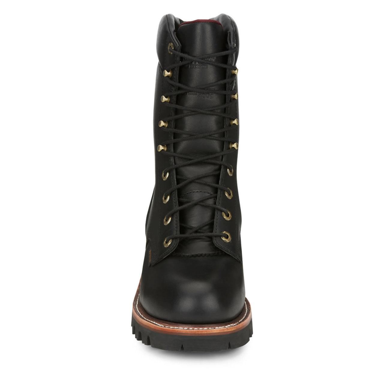 Chippewa Men's Super Dna 9" Logger Waterproof Insulated EH Steel Toe Boots, 59410, Black