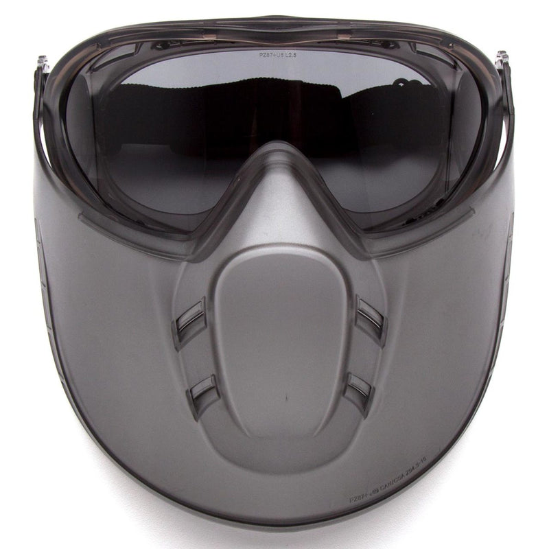 Pyramex Capstone Shield and Safety Goggles