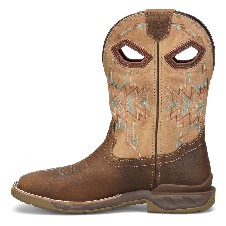 Phantom Rider Men's Clem 11" Roper Soft Toe Boots, DH5361, Brown