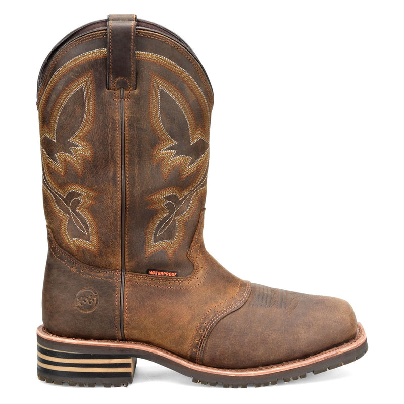 Double-H Boots Men's Jeyden 11" Waterproof Composite Toe Boots, DH5124, Tan