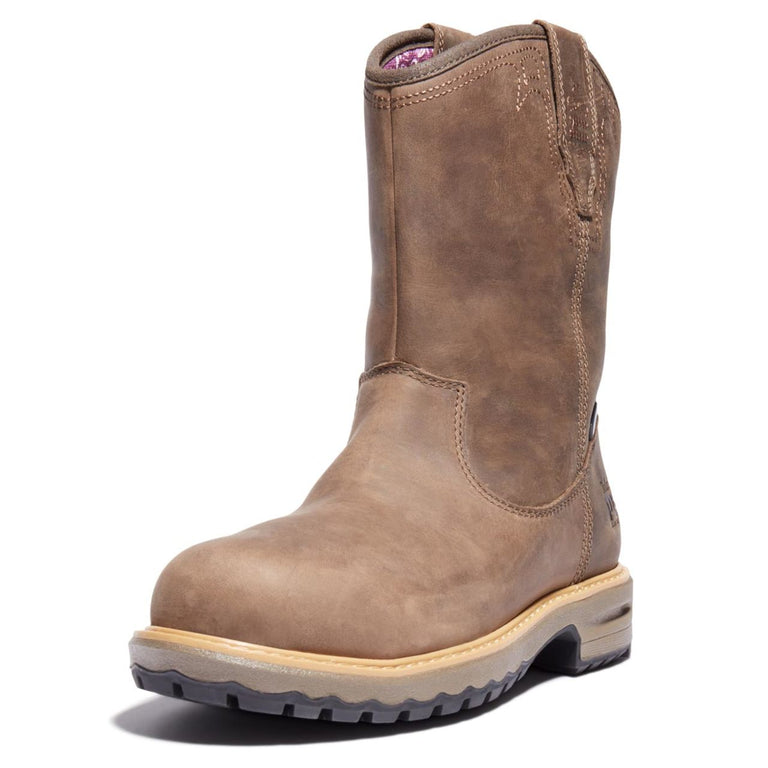 Timberland PRO Women's Ashlar Waterproof Alloy-Toe Pull-On Work Boots - A2959214