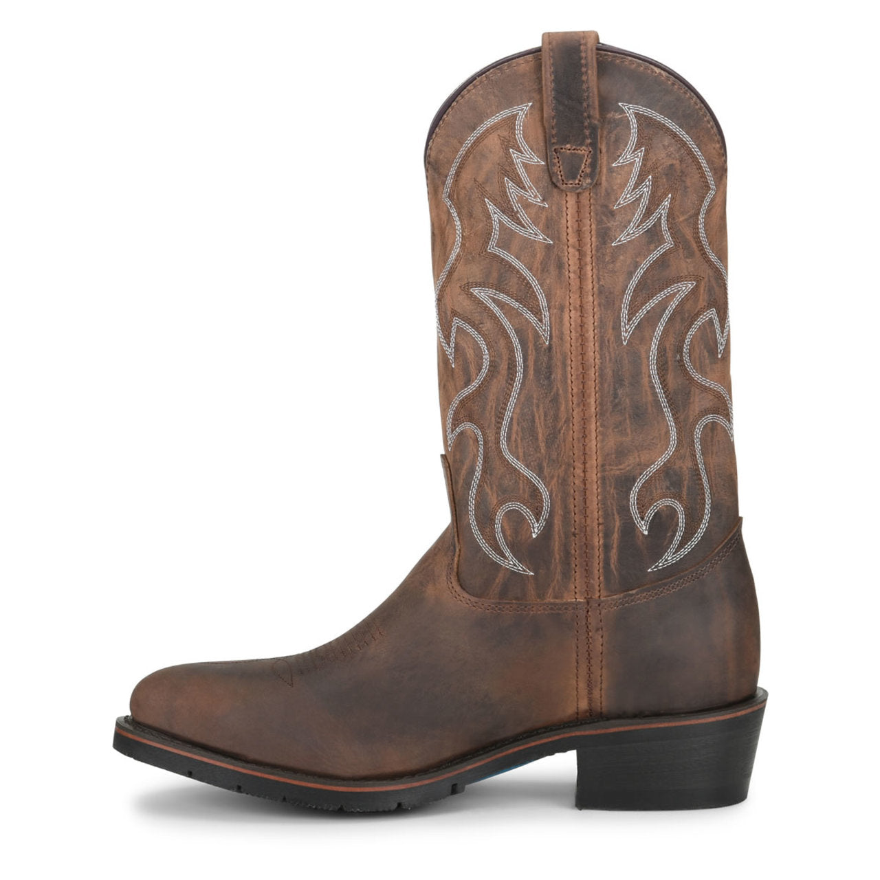 Double-H Men's Robert 12" Western Steel Toe Boots, 2282, Brown