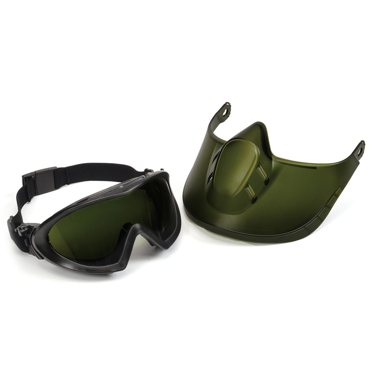 Pyramex Capstone IR Shield and Safety Goggles