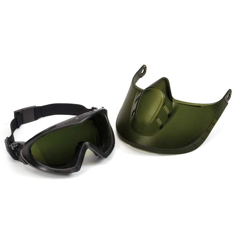 Pyramex Capstone IR Shield and Safety Goggles