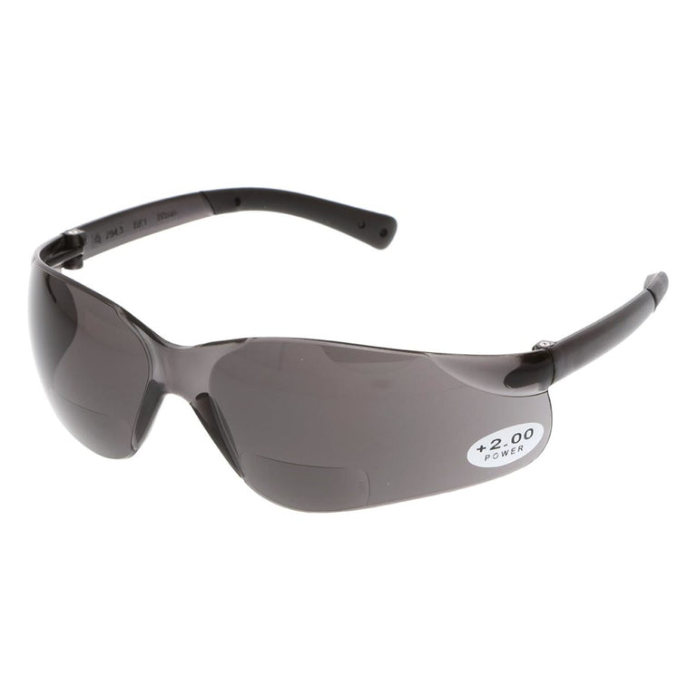 Custom MCR BearKat BK1 Series Bifocal Reader Safety Glasses, 6 Pack