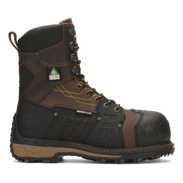 Matterhorn Men's Maximus 2.0 8" Waterproof EH Met-Guard Composite Toe Boots, MTC300, Brown