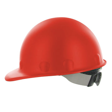 Fibre Metal Roughneck P2HN Hi-Heat Cap Style Hard Hat, 8-Point SwingStrap Ratchet Suspension