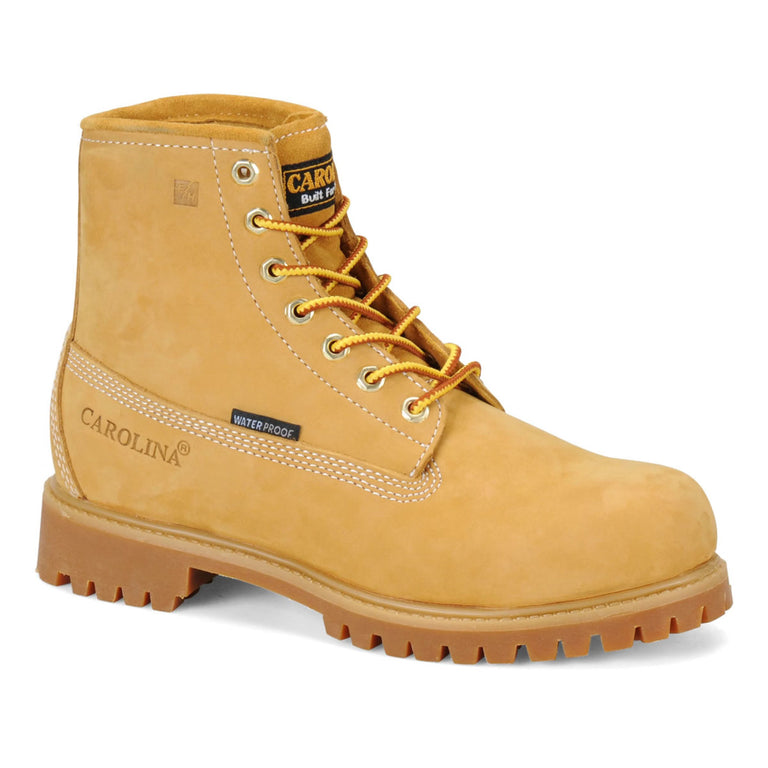 Carolina Men's Journeyman LO 6" Waterproof EH Soft Toe Boots, CA3045, Wheat Nubuck
