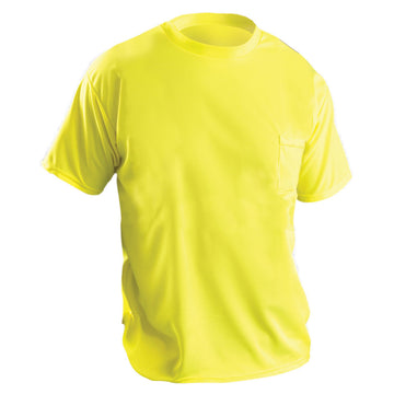 OccuNomix Hi-Vis Birdseye Short Sleeve T-Shirt, LUX-XSSPB