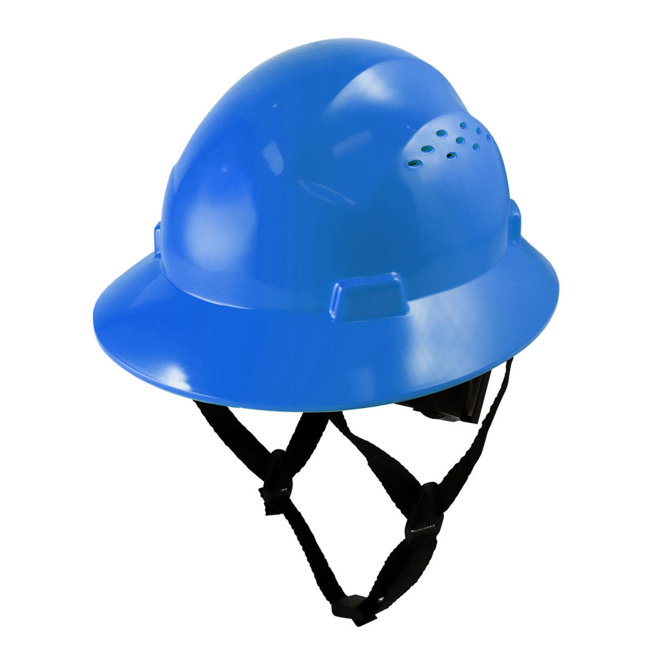 General Electric Vented Full Brim Hard Hat 4-Point Ratchet Suspension - GH328