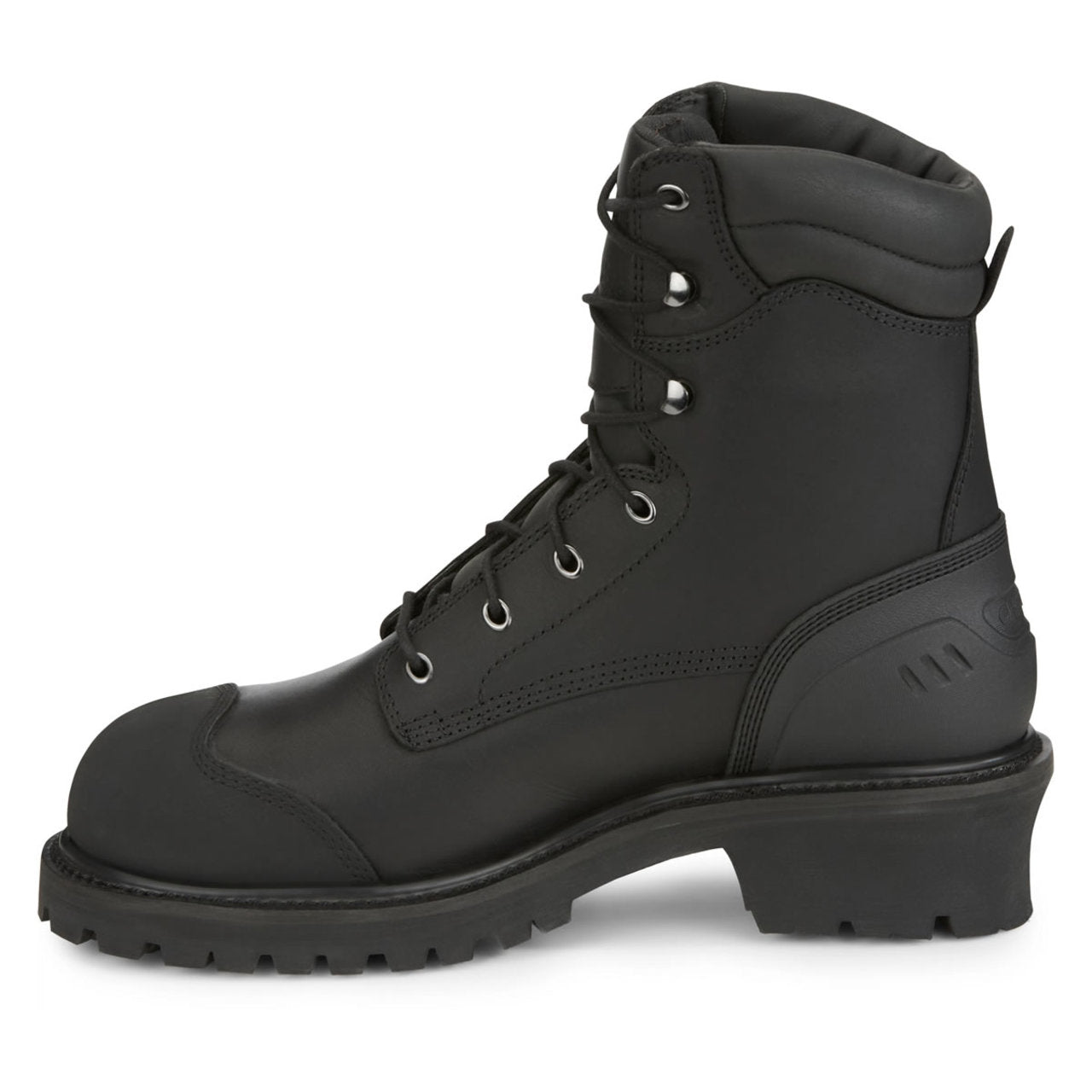 Chippewa Men's Aldarion 8" Logger Waterproof Insulated Composite Toe Boots, 55058, Black