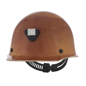 MSA Skullgard Cap Style Hard Hat, Staz-On Suspension with Lamp Bracket