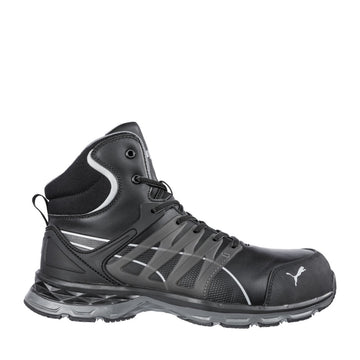 Puma Safety Men's Velocity 2.0 Mid SD Composite Toe Shoes, 633805, Black