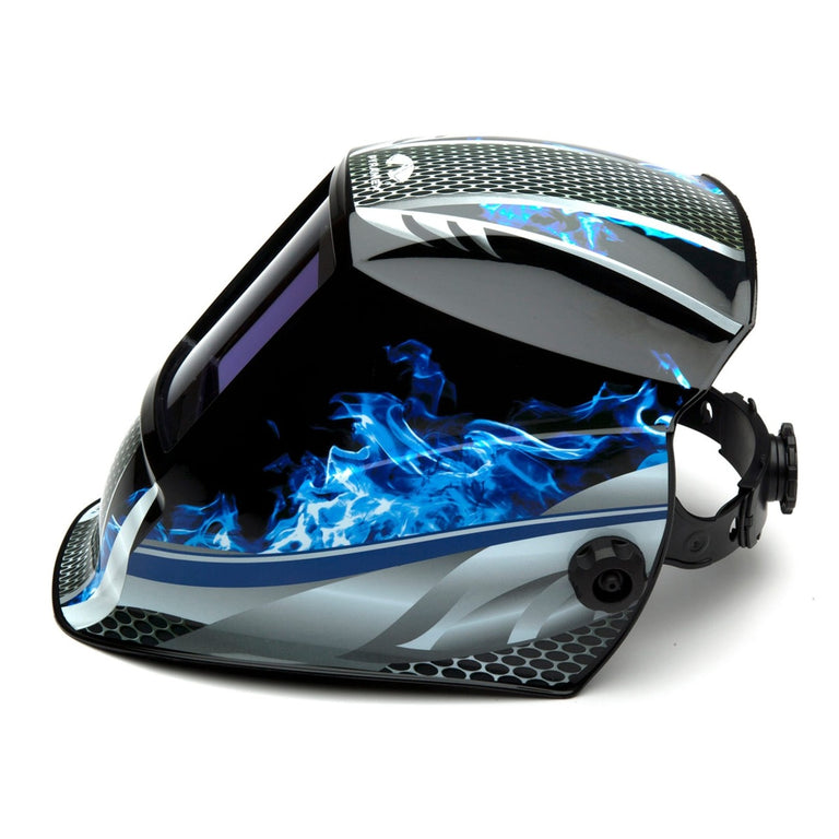 Pyramex Leadhead Fire Metal Auto Darkening Welding Helmet - WHAM3030FM