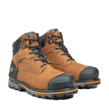 Timberland PRO Men's Boondock 6" Waterproof EH Soft Toe Work Boots - TB1926732141