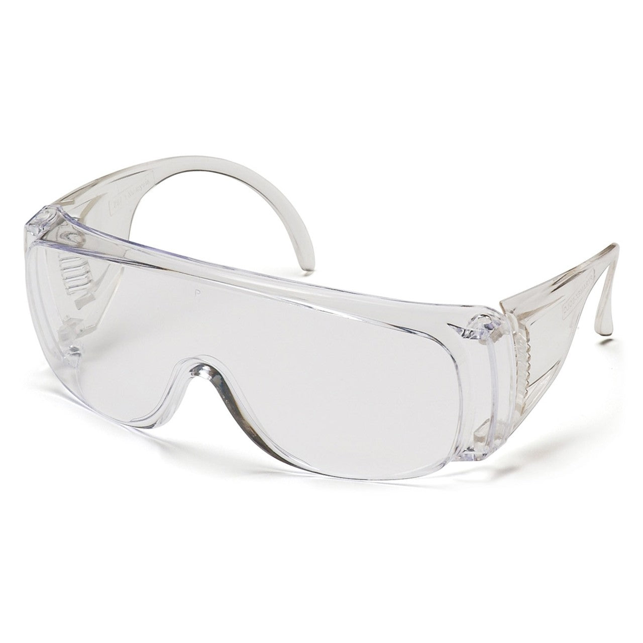 Pyramex Solo Visitor Safety Glasses, Clear Lens, Clear Frame - 12/Pack