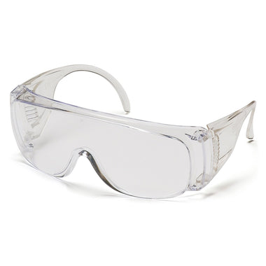 Pyramex Solo Visitor Safety Glasses, Clear Lens, Clear Frame