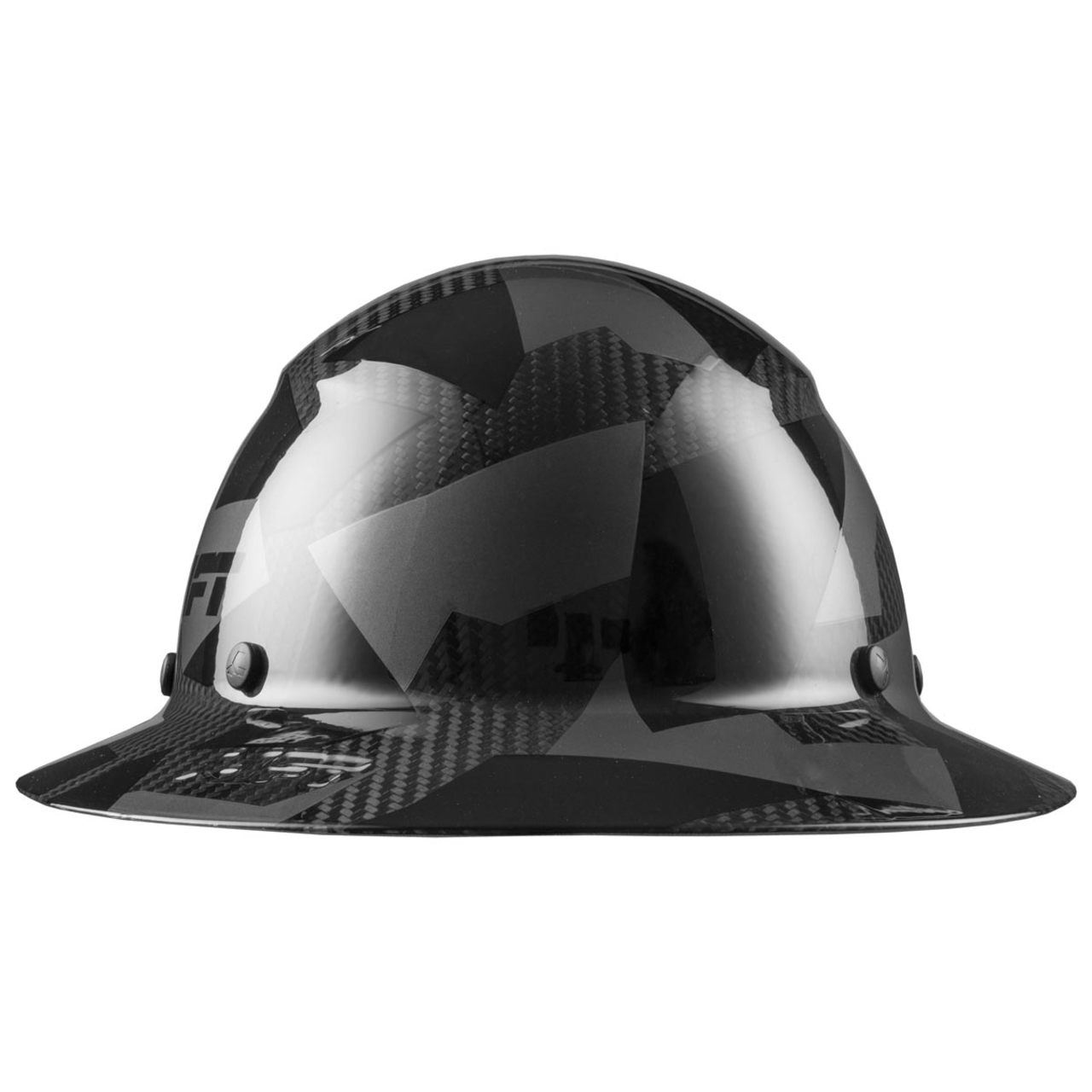 LIFT DAX Black Camo Carbon Fiber Full Brim Hard Hat
