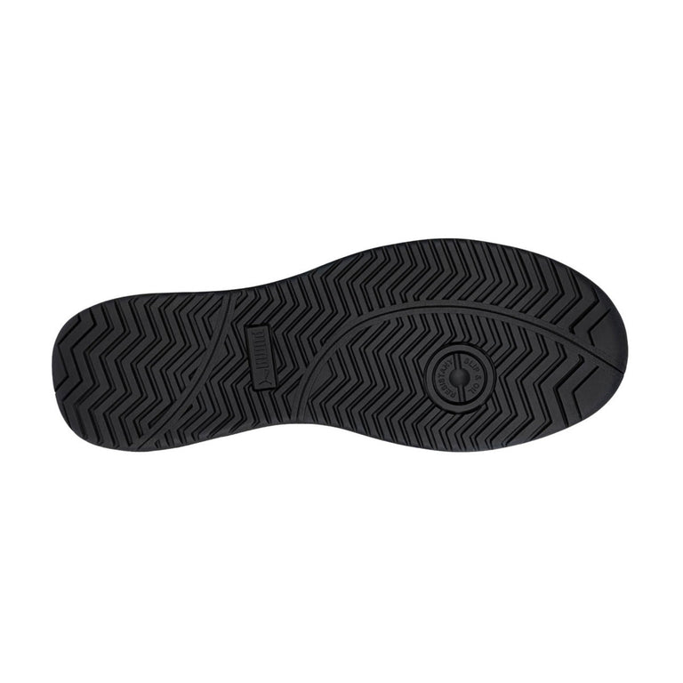 Puma Safety Women's Icon Suede Low EH Composite Toe Shoes, 640115, Black/White