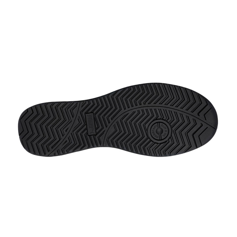 Puma Safety Women's Icon Suede Low EH Composite Toe Shoes, 640115, Black/White