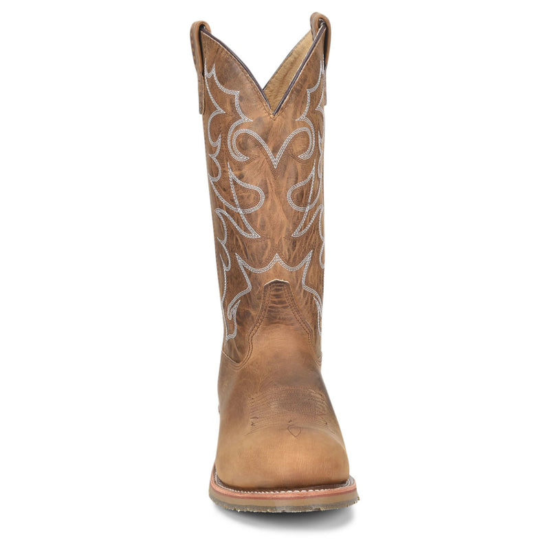 Double-H Men's Dylan 12" Western Steel Toe Boots, DH1592, Brown