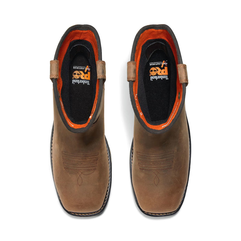 Timberland PRO Men's True Grit Pull On Waterproof EH Composite Toe Boots, TB1A437Y2141