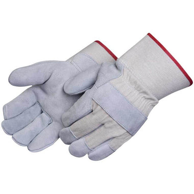Rugged Blue GL160 Leather Palm Gloves