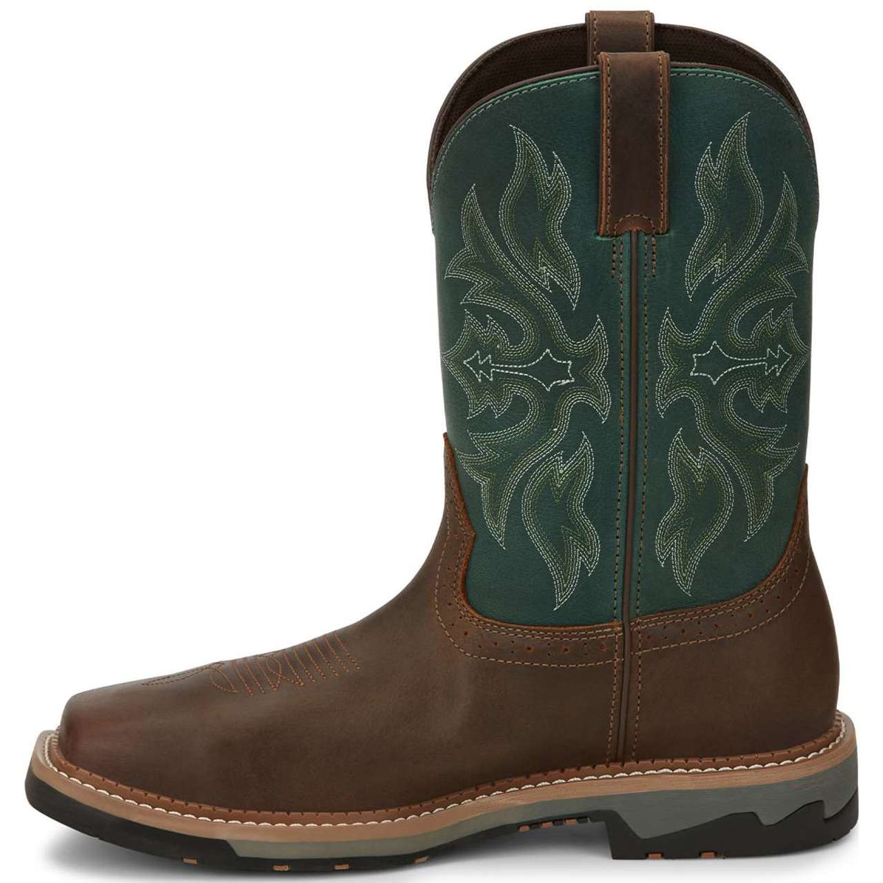 Justin Men's Bolt 11" Waterproof EH Composite Toe Boots, SE4105, Tan