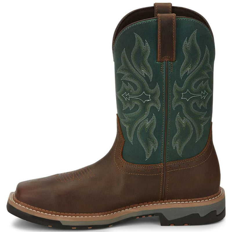 Justin Men's Bolt 11" Waterproof EH Composite Toe Boots, SE4105, Tan