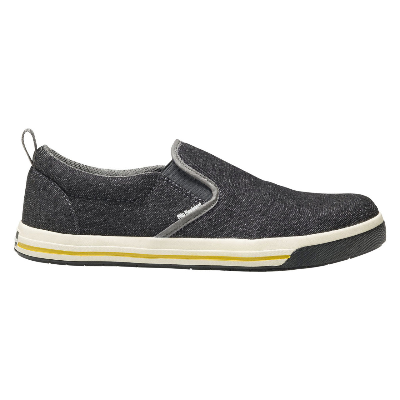 Nautilus Men's Westside Black SD Casual Slip-On Steel Toe Shoes - N1430