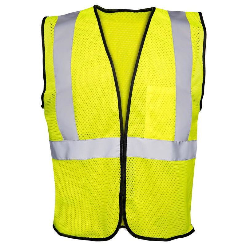 Custom Rugged Blue Type R Class 2 Hi-Vis Economy Mesh Safety Vest
