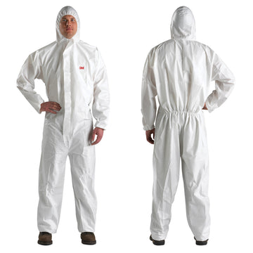 3M 4510 Disposable Protective Coveralls, White