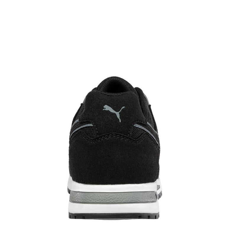 Puma Safety Women's Frontside Low SD Composite Toe Shoes, 643185,  Black/Grey