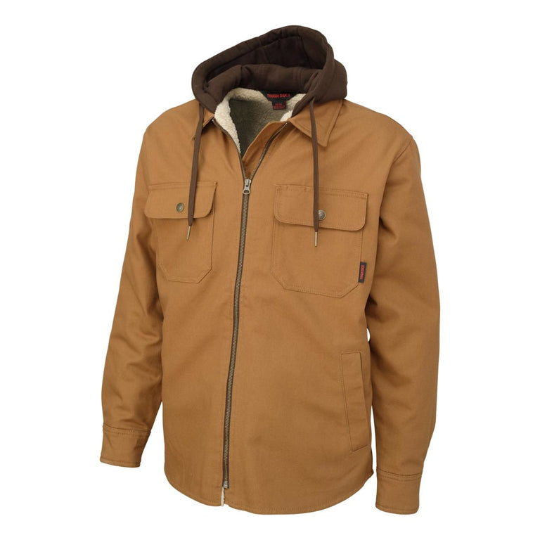 Tough Duck WS03 Men's Sherpa Lined Duck Jac-Shirt