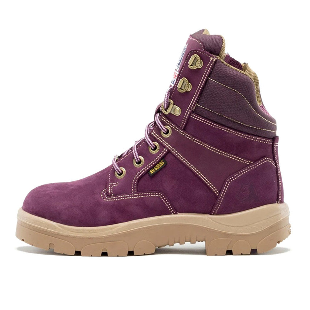 Steel Blue Ladies Southern Cross 6" Zip EH Steel Toe Boots, 892861, Purple