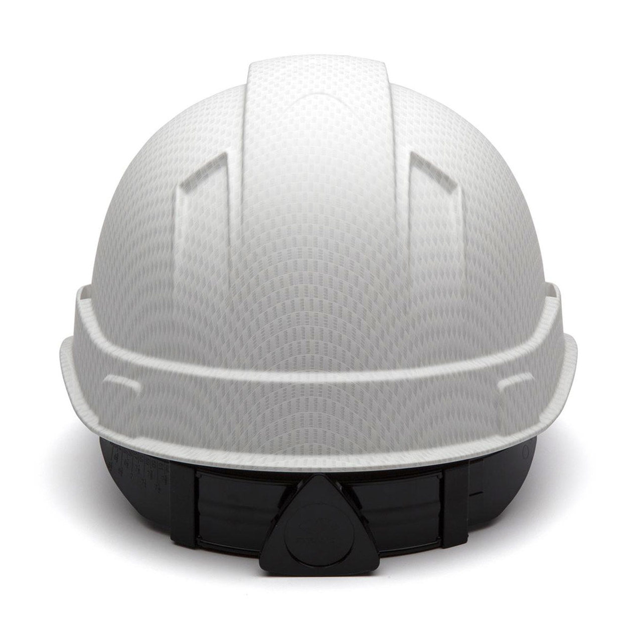 Pyramex Ridgeline Cap Style Hard Hat 4-Point Ratchet Suspension, HP44116, Matte White Graphite