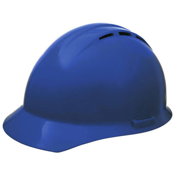 Delta Plus Americana Vented Cap Style Hard Hat, 4-Point Ratchet Suspension