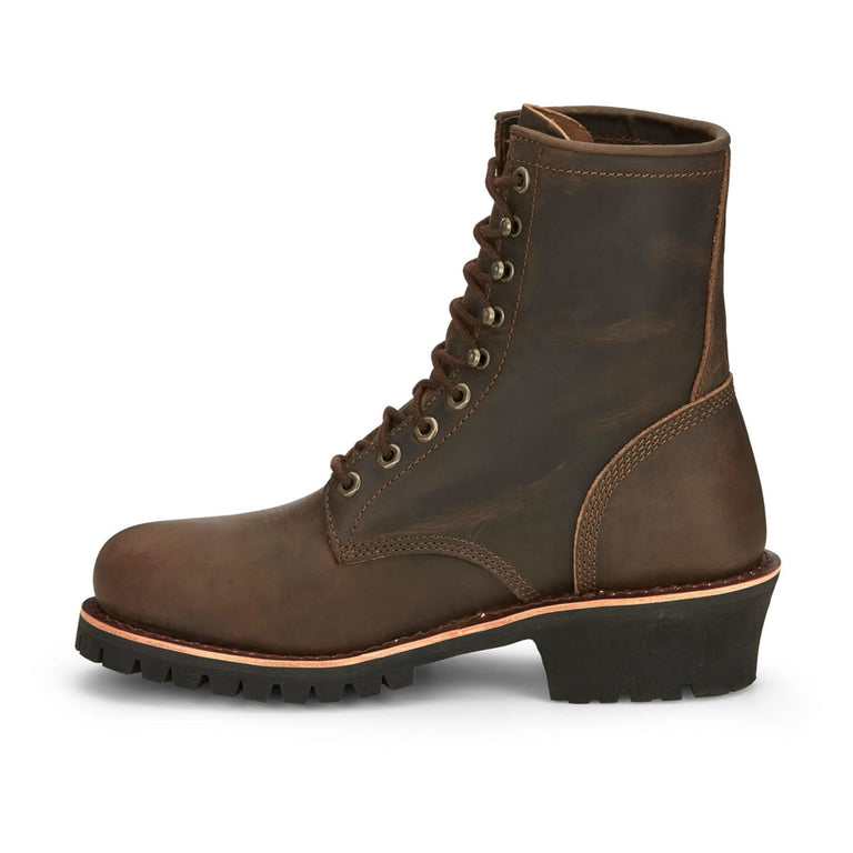 Chippewa Men's Classic 2.0 8" Logger EH Soft Toe Boots, NC2090, Brown