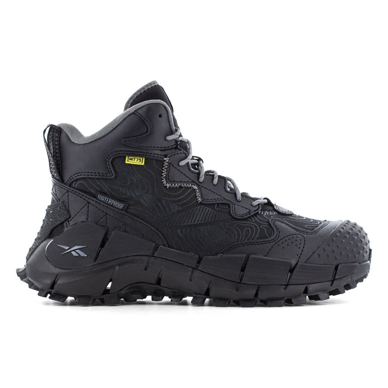 Reebok Men's Zig Kinetica Edge II Waterproof EH Met Guard Composite Toe Work Shoes, Black, RB3022