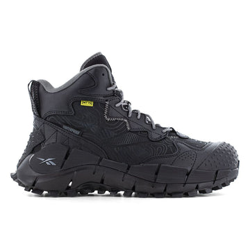 Reebok Men's Zig Kinetica Edge II Waterproof EH Met Guard Composite Toe Work Shoes, Black - RB3022