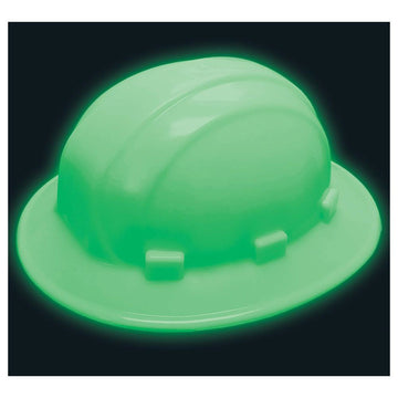 Delta Plus Omega II Glo-Mega Full Brim Hard Hat 6-Point Mega Ratchet Suspension - 19922