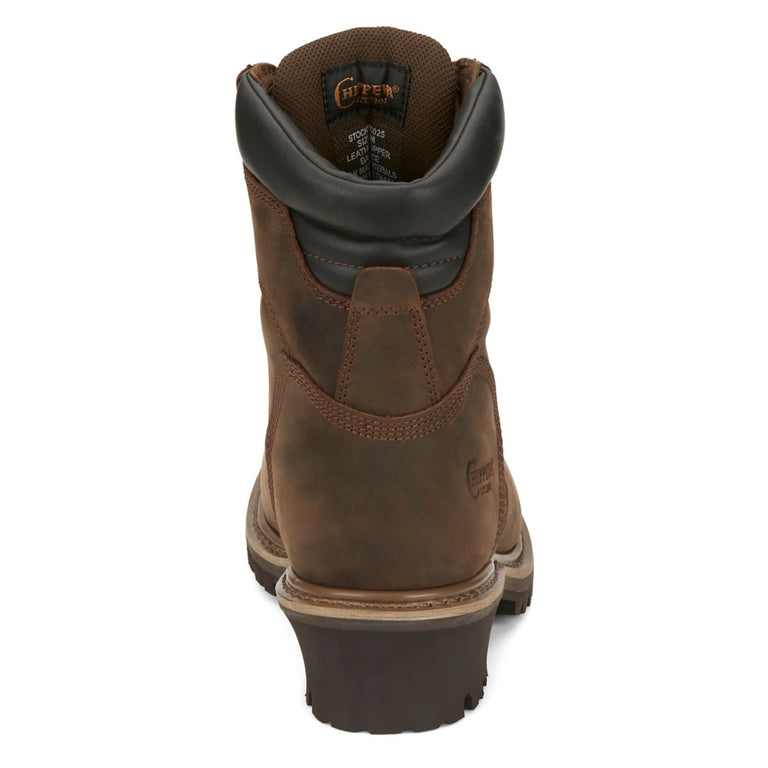Chippewa Men's Hador 8" Logger Insulated EH Steel Toe Boots, 55025, Brown