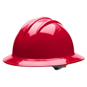 Bullard C33 Full Brim Hard Hat, 6-Point Ratchet Suspension
