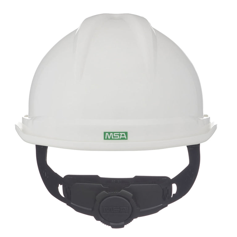 MSA V-Gard 500 Fas-Trac III 4-Point Ratchet Vented Hard Hat
