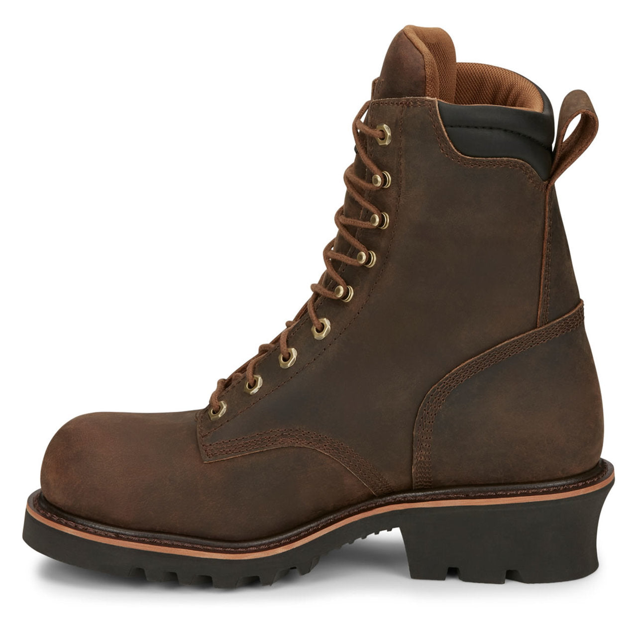 Chippewa Men's Valdor 8" Logger EH Waterproof Insulated Composite Toe Boots, 73238, Brown