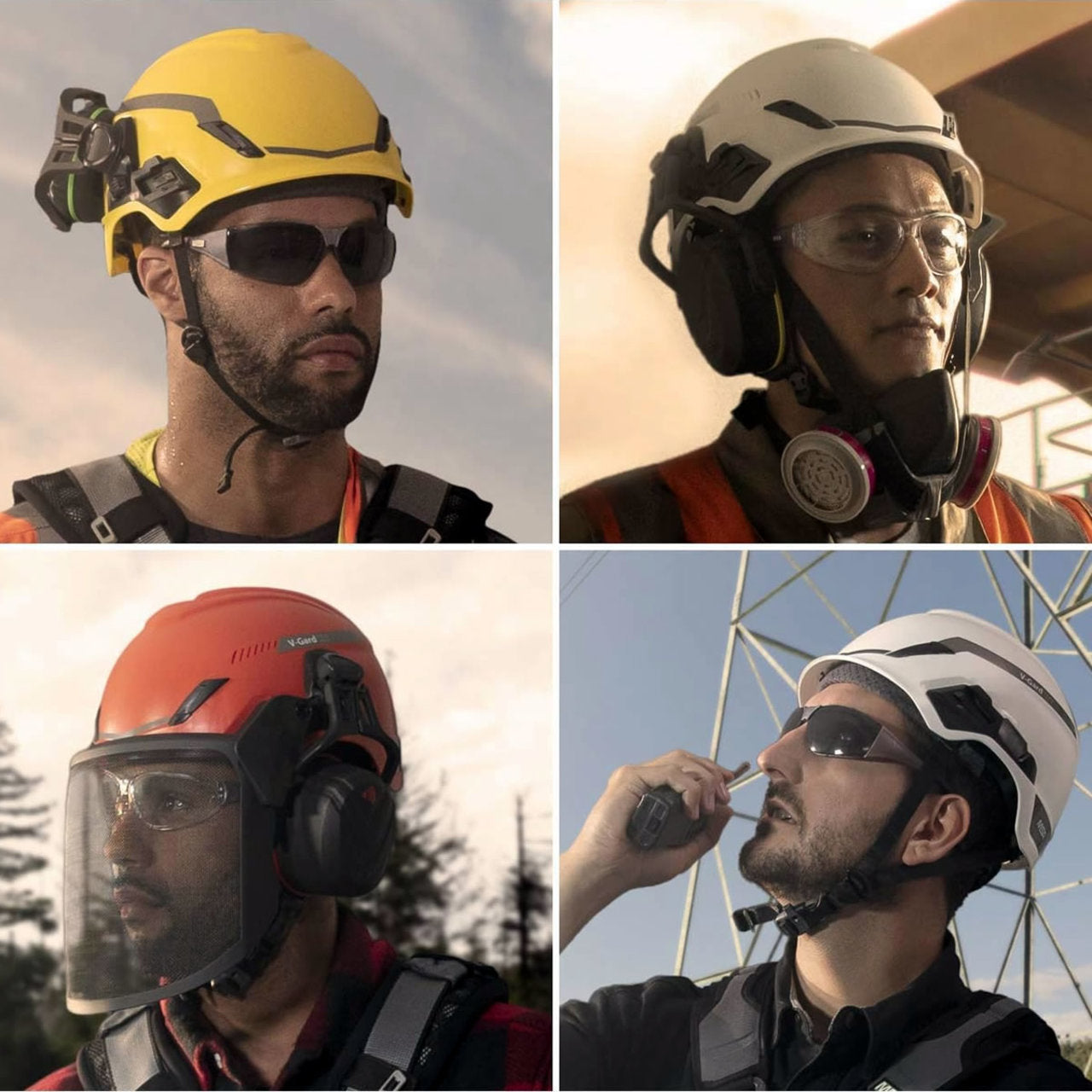 MSA V-Gard H1 Non-Vented Hard Hat with Fas-Trac III Suspension