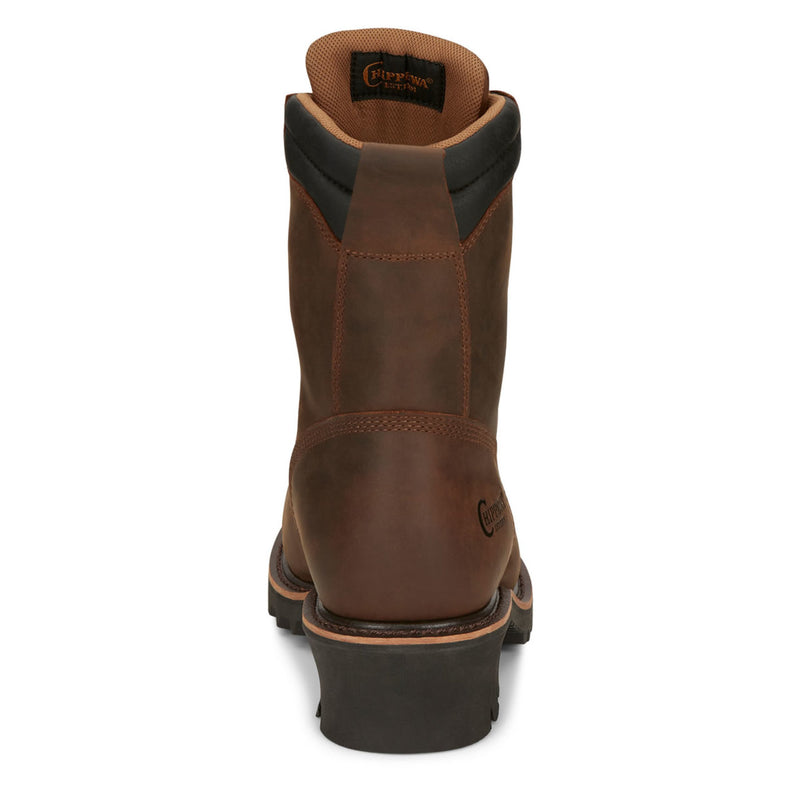 Chippewa Men's Valdor 8" Logger EH Waterproof Composite Toe Boots, 73236, Tan