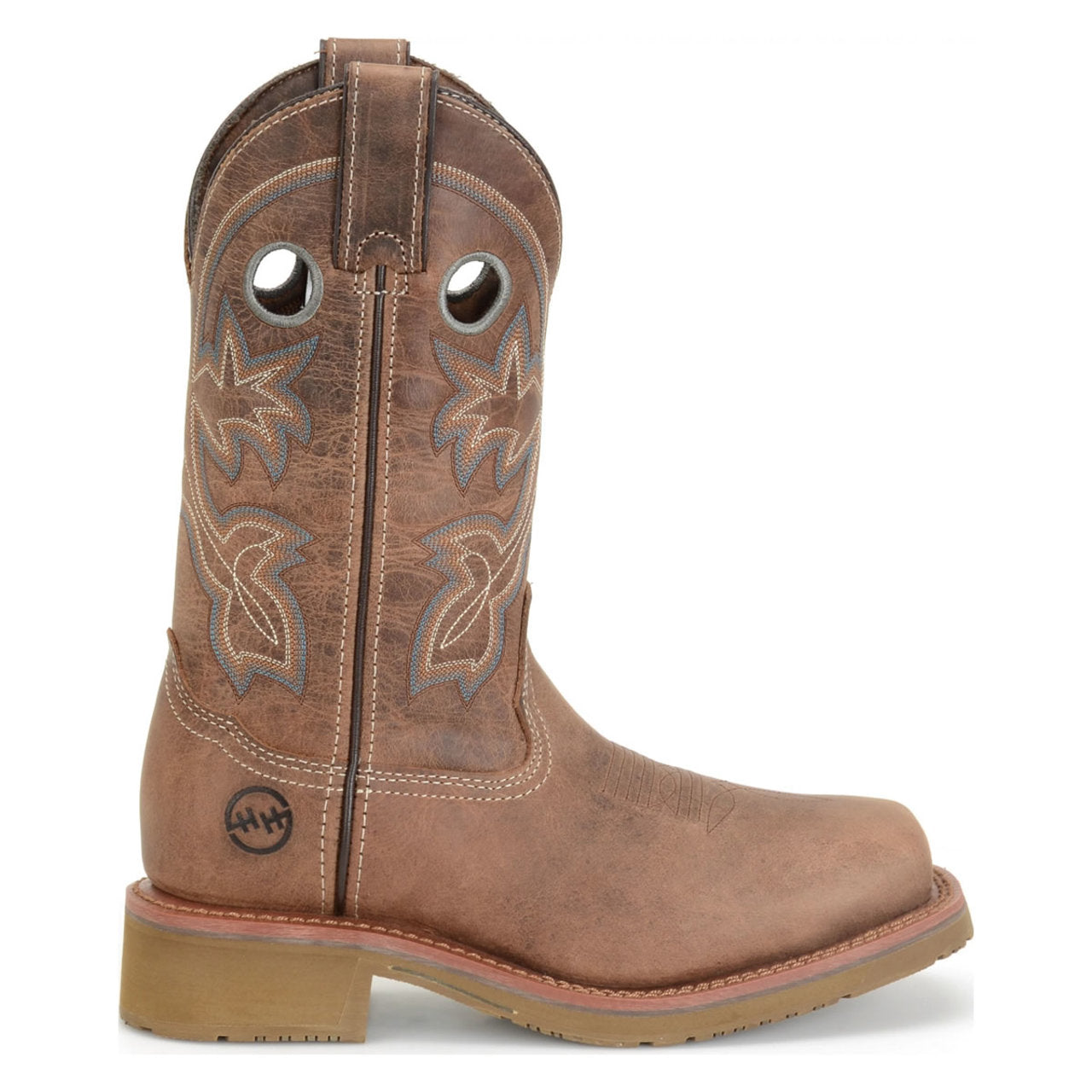 Double-H Women's Haddie 11" Roper EH Composite Toe Boots, DH2411, Brown