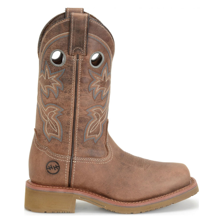 Double-H Women's Haddie 11" Roper EH Composite Toe Boots, DH2411, Brown