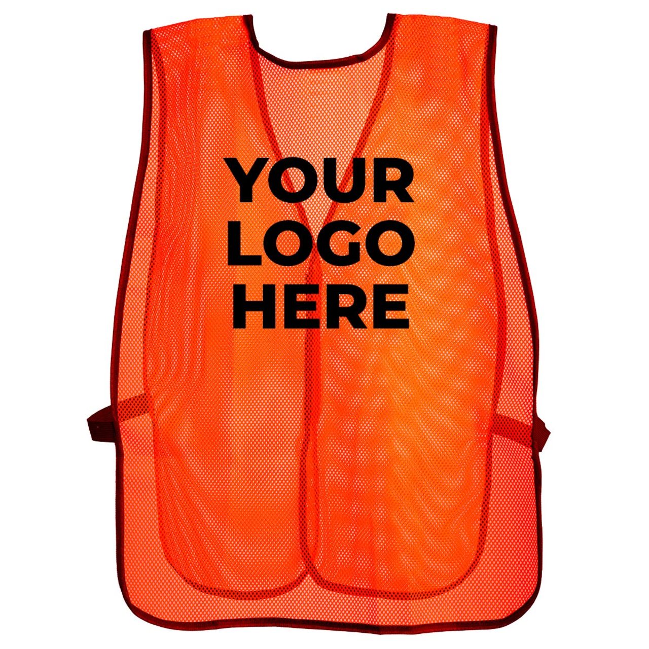 Custom Rugged Blue Non-ANSI Hi-Vis Mesh Safety Vest